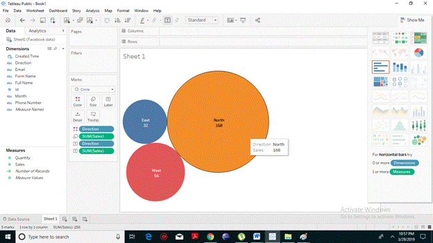 How to Create Tableau Bubble Chart?