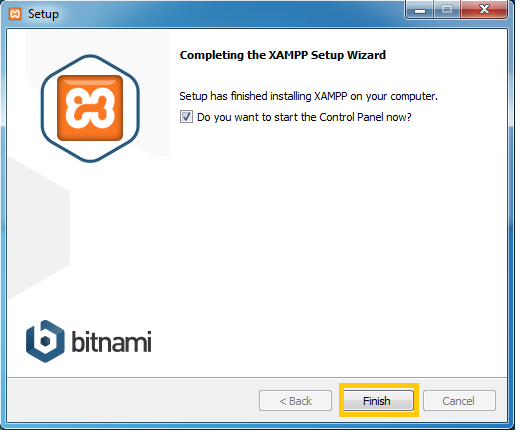 Installation Guides  to XAMPP Step 10