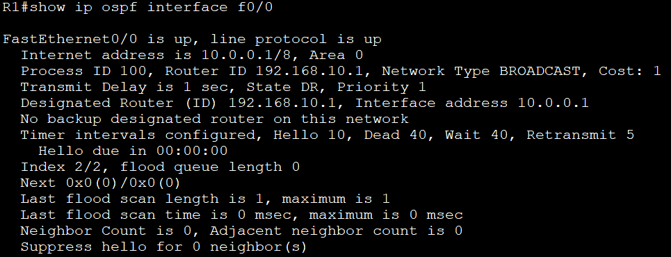 Verifying OSPF Configuration 4