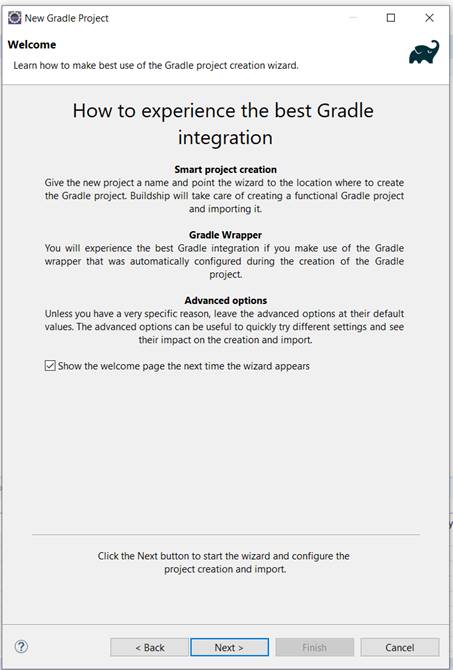 Create a project on Eclipse using Gradle 2