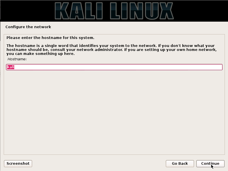 Kali Linux Installation Guides step4