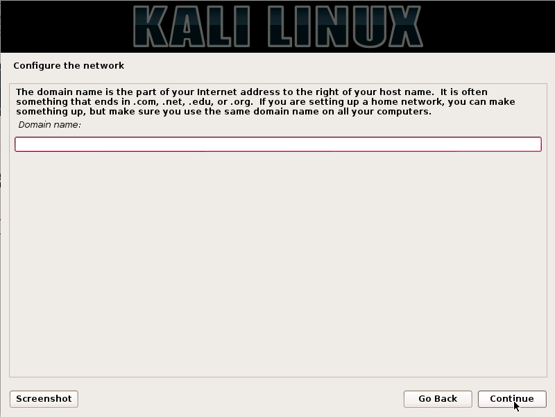 Kali Linux Installation Guides step5