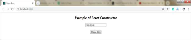 React Constructor