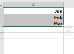 AutoFill in Excel