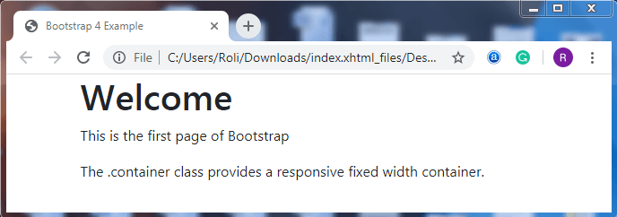 Bootstrap 4 Tutorial