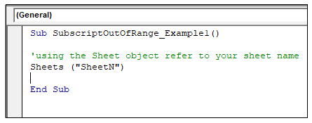 VBA Subscript out of Range