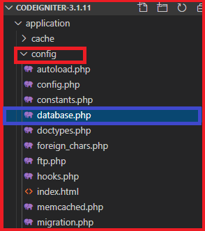 Database Configuration CodeIgniter