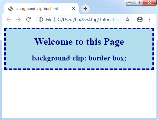 CSS Background-clip