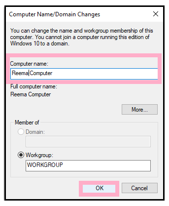 How to change Computer Name