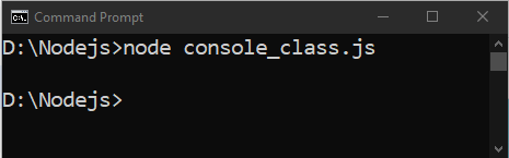 Node.js Console
