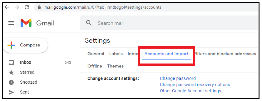How to change Gmail Password?
