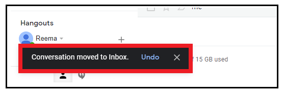 How to unarchive in Gmail