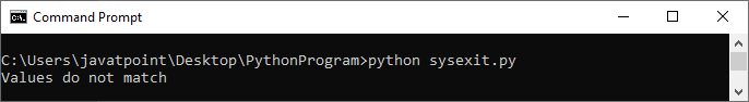 Exit program in python
