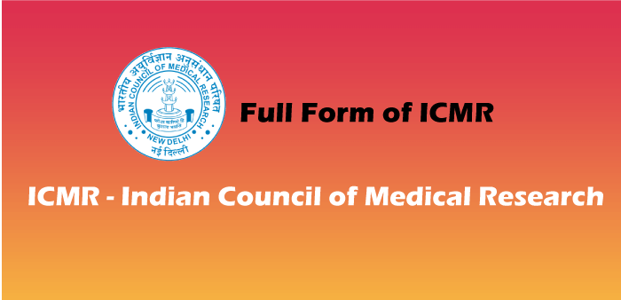 Full Form ICMR