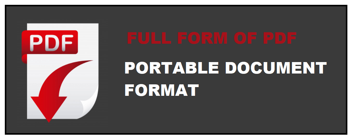 Full Form of PDF