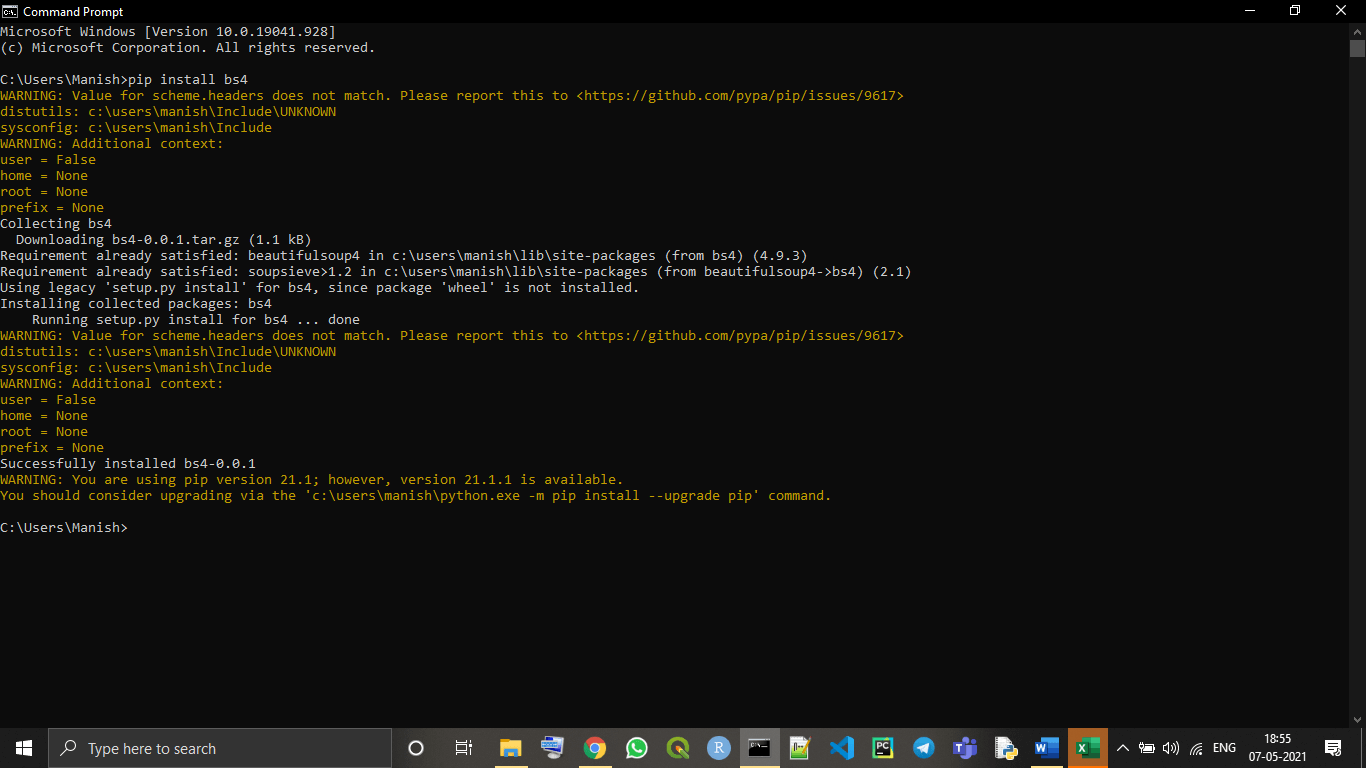 Python BS4 Code