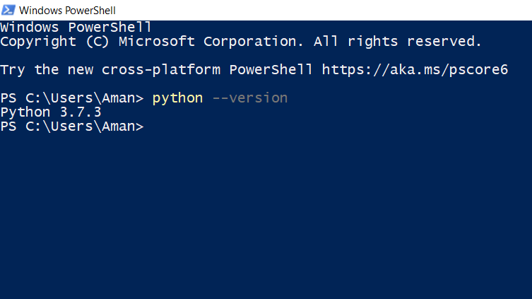 check version of Python