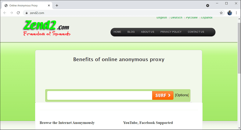 online free proxy website