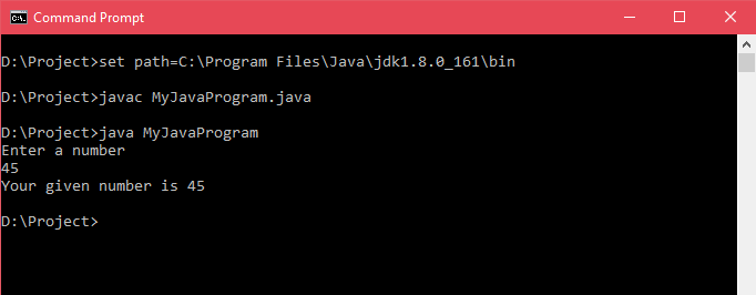 How to set path in Java